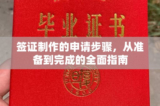 金湖签证制作的申请步骤，从准备到完成的全面指南